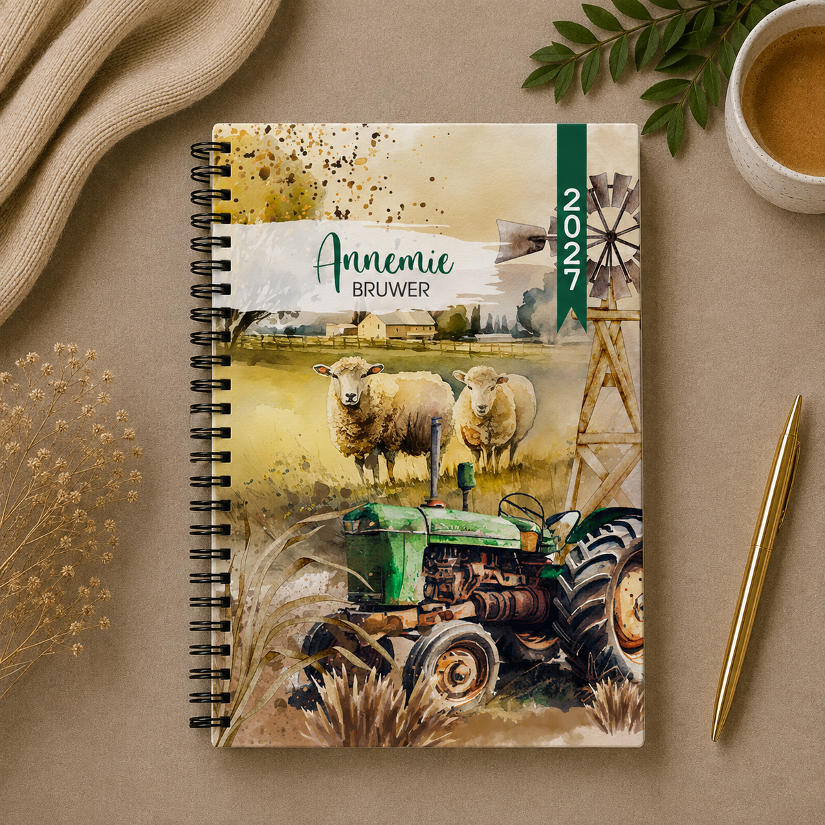 TRACTOR SHEEP FARMING 1 DAY DIARY 2027
