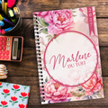 WATERCOLOR PEONIES TEACHER PLANNER 2027