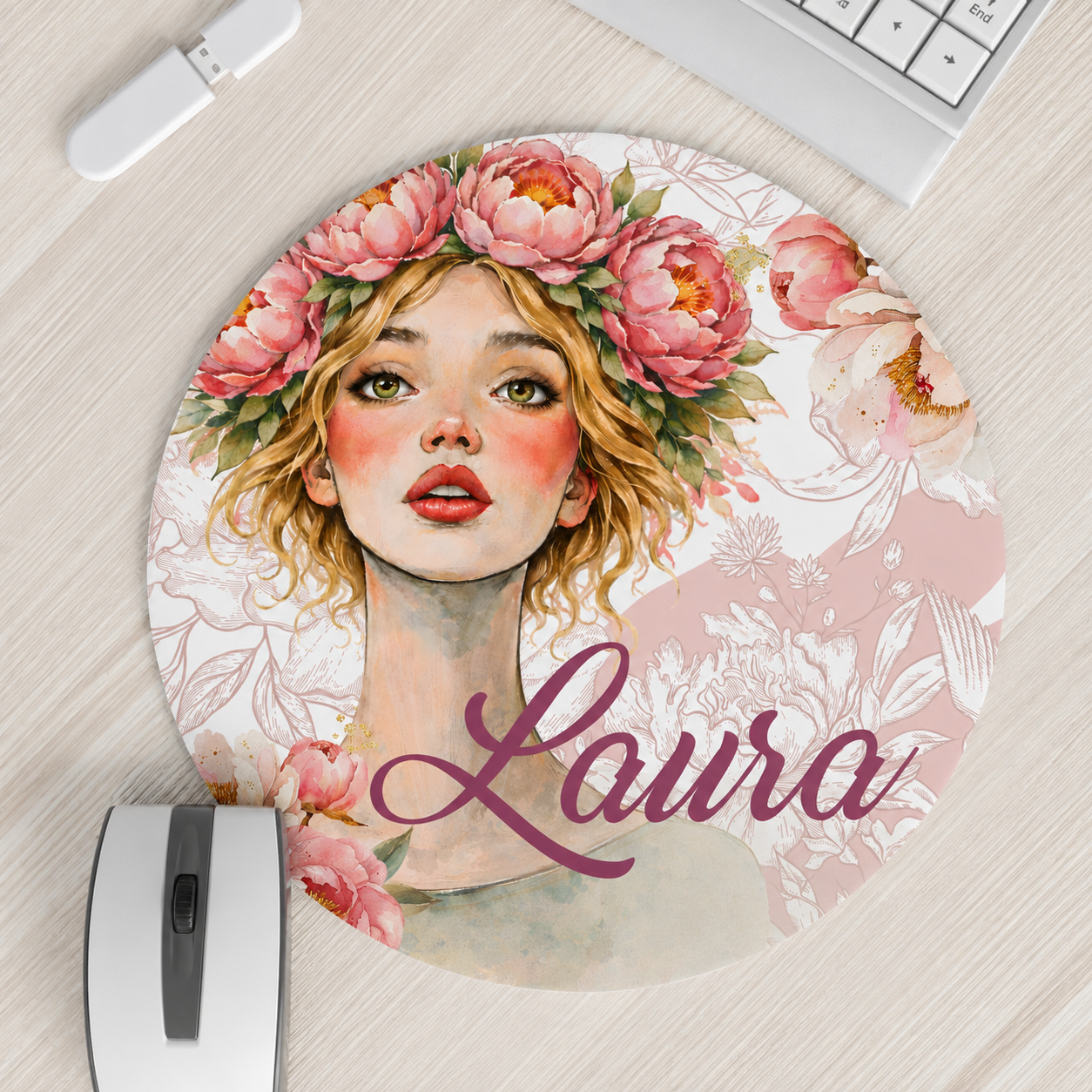 FORAL LAURA MOUSEPAD