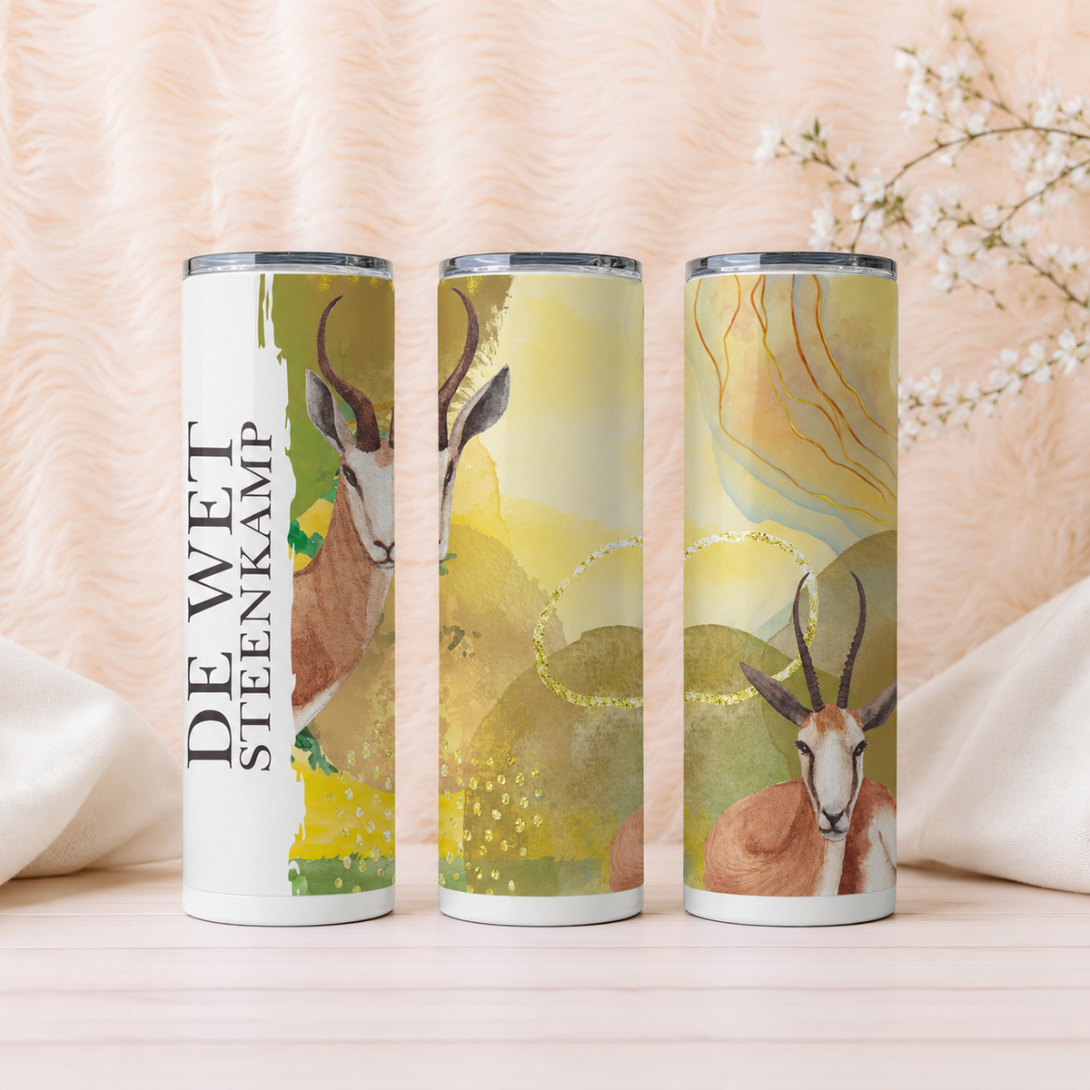 SPRINGBOK SKINNY TUMBLER