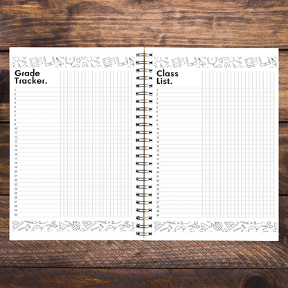 FLORAL LION TEACHER PLANNER 2026
