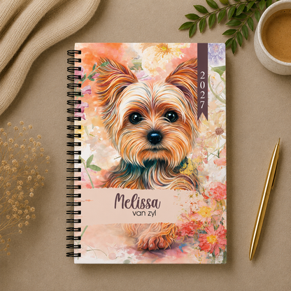 YORKIE GOLDEN 1 DAY DIARY 2027
