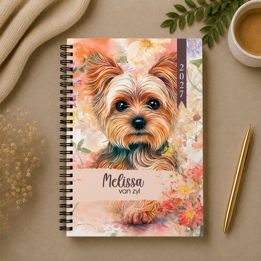 YORKIE GOLDEN 1 DAY DIARY 2027