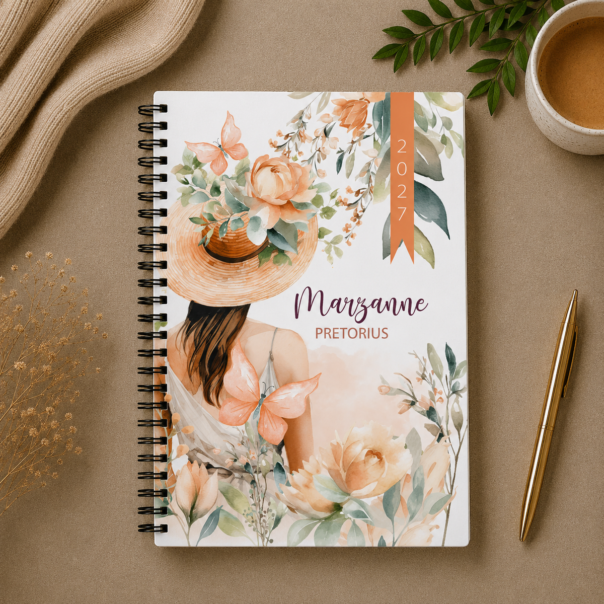 LADY PEACH 1 DAY DIARY 2027