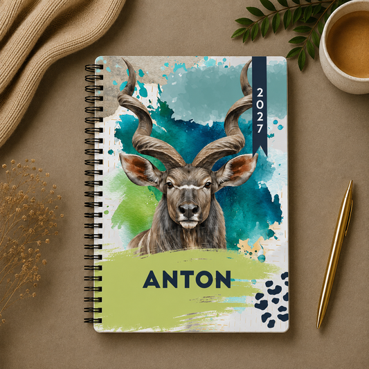 KUDU WATERCOLOR 1 DAY DIARY 2027