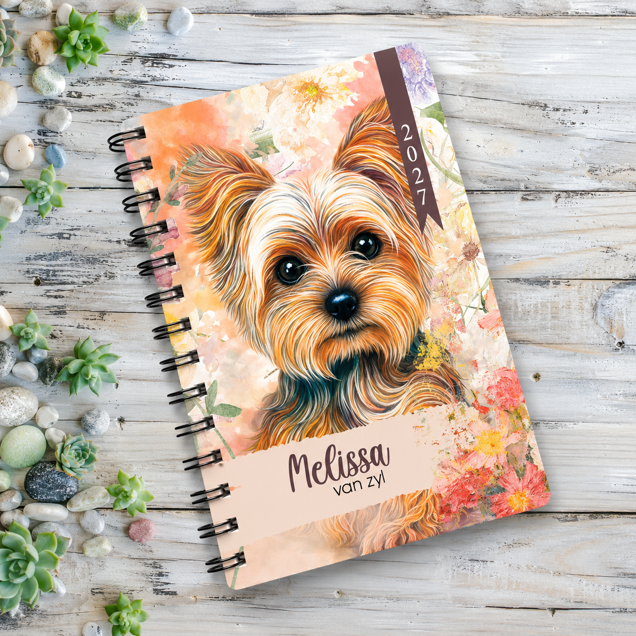 YORKIE GOLDEN 1 DAY DIARY 2027