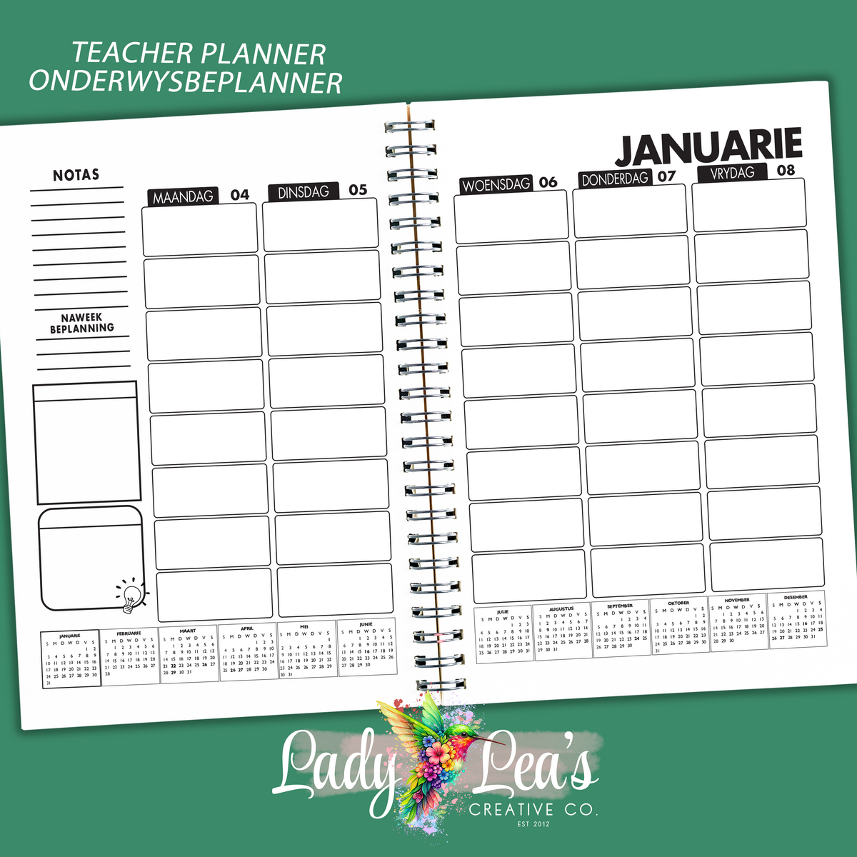 AVIATION TEACHER PLANNER 2027