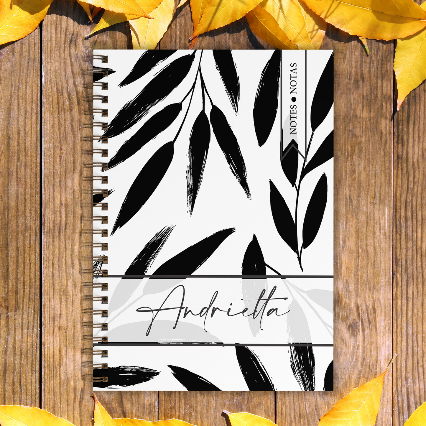 BLACK LEAVES NOTABOOK