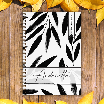 BLACK LEAVES NOTABOOK
