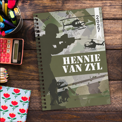 MILITARY TEACHER PLANNER 2027