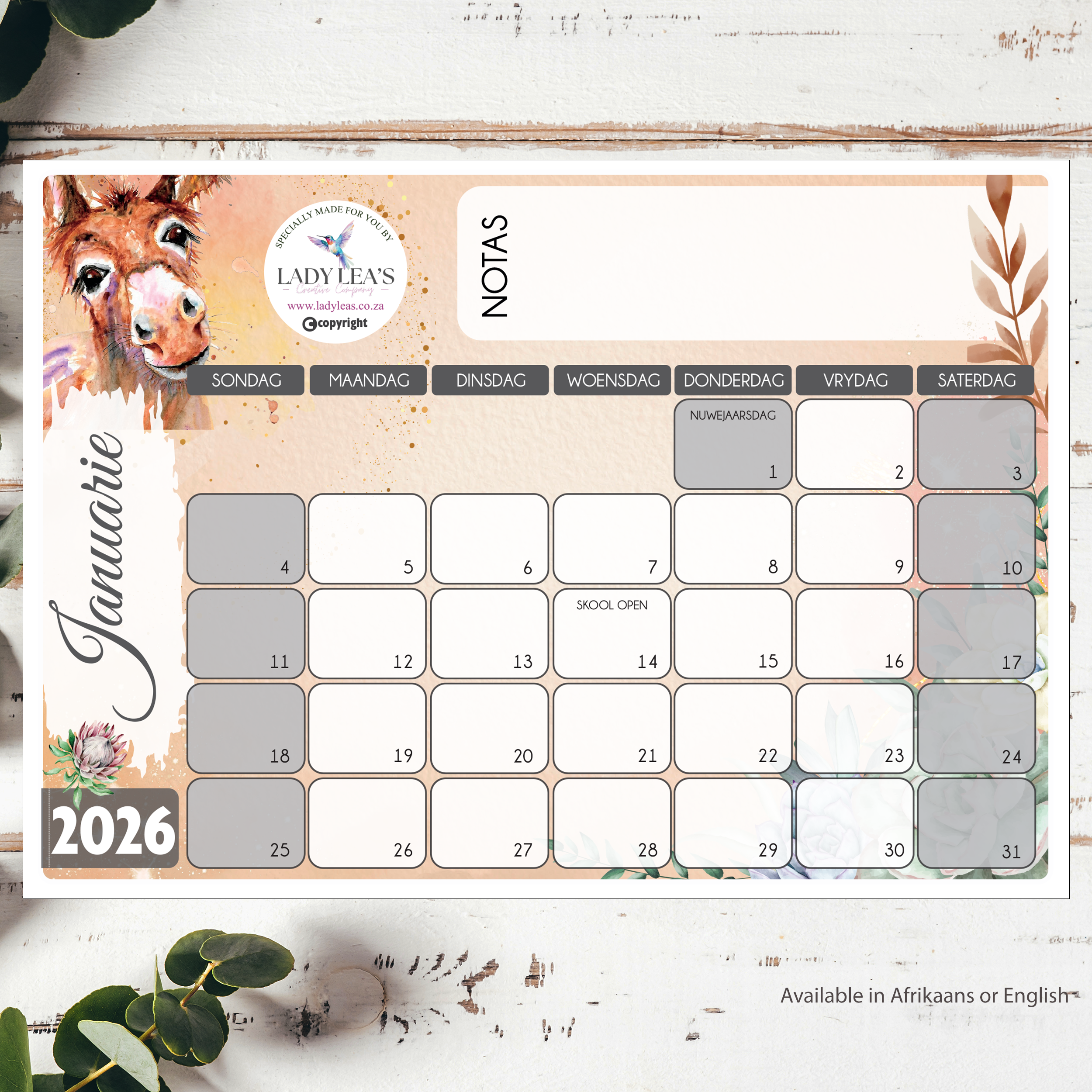 DONKIE BROWN DESKPAD 2026