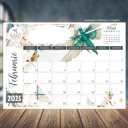 DRAGONFLIES DESKPAD 2025