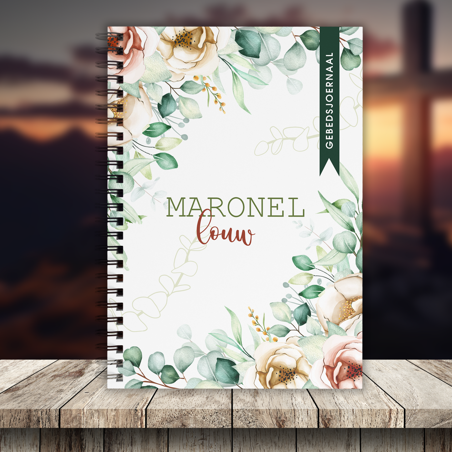 EUCALYPTUS AND ROSE PRAYER JOURNAL