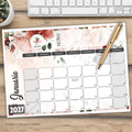 FINE FLORAL RED AND GREEN DESKPAD 2027