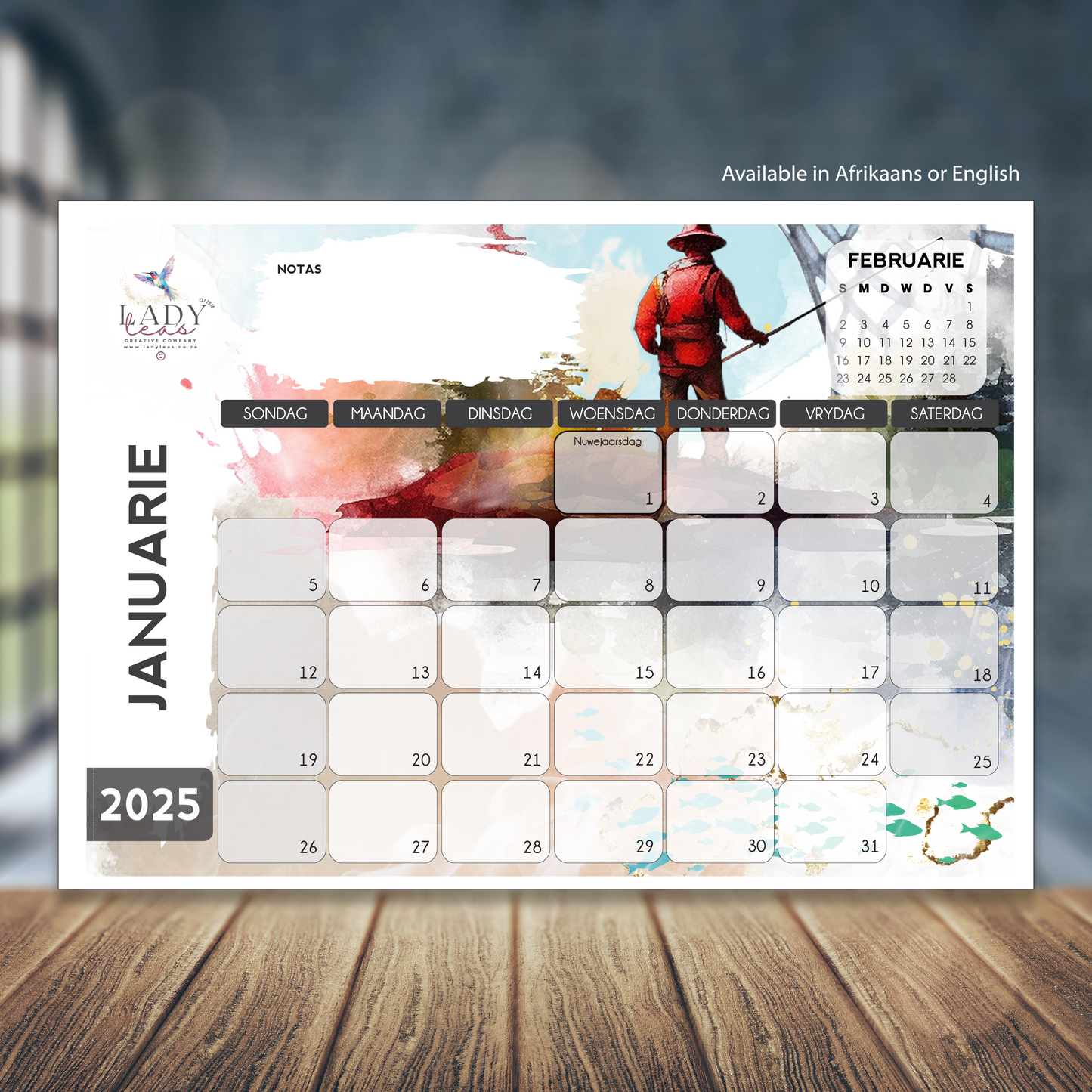 FISHING DESKPAD 2025