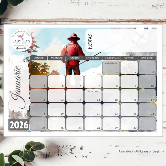 FISHING DESKPAD 2026