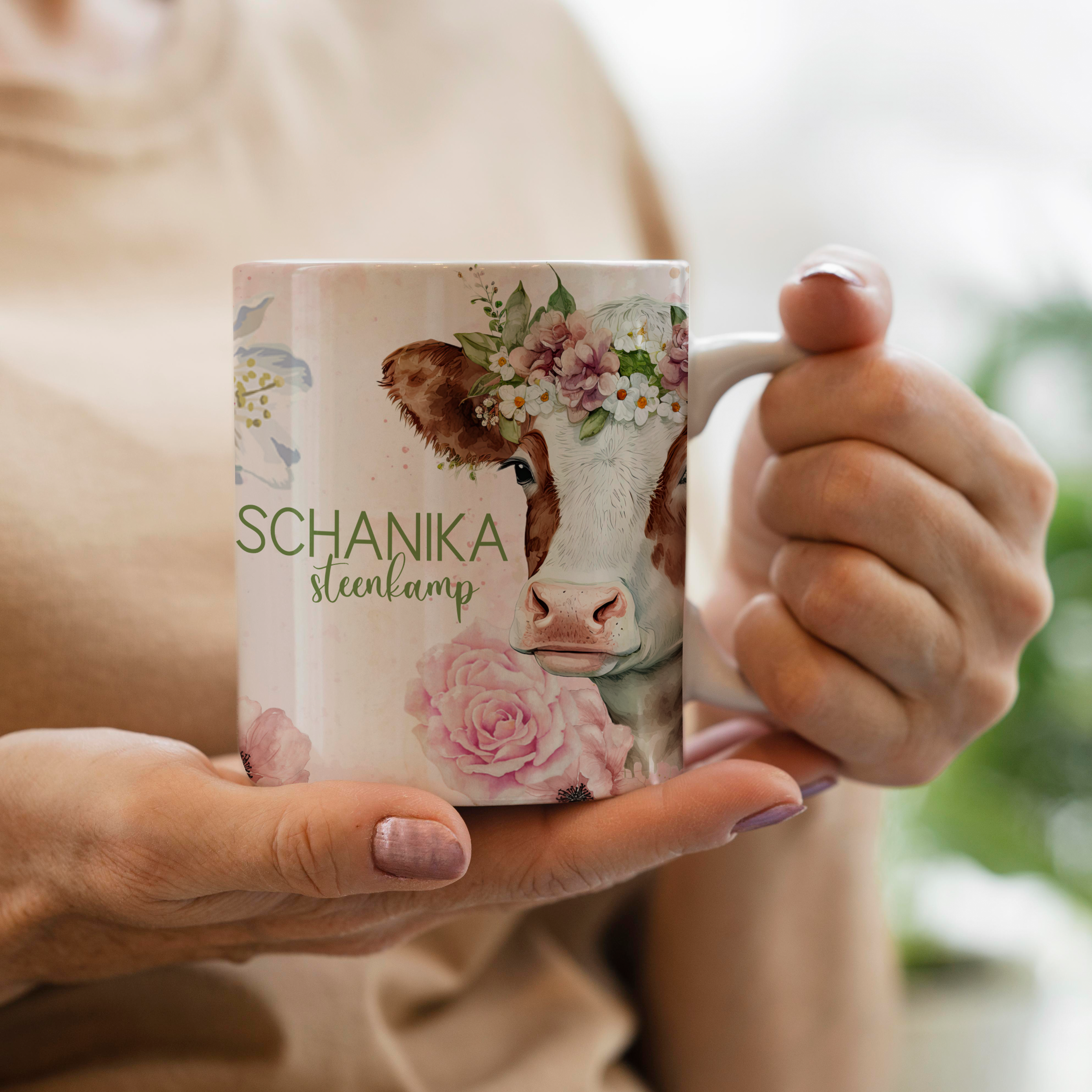 FLORAL CALF MUG