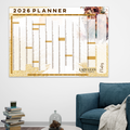FLORAL LION WALL CALENDAR 2026
