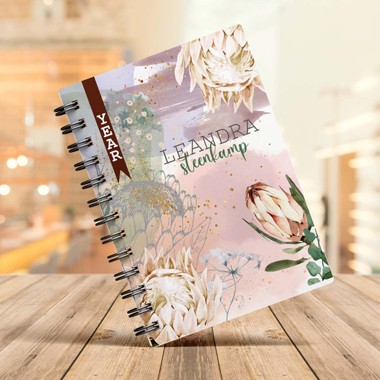 FLORAL PROTEA 1 DAY DIARY