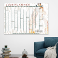 GIRAFFES WALL CALENDAR 2026