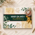 GOLDEN PROTEA RUSTIC GUESTBOOK