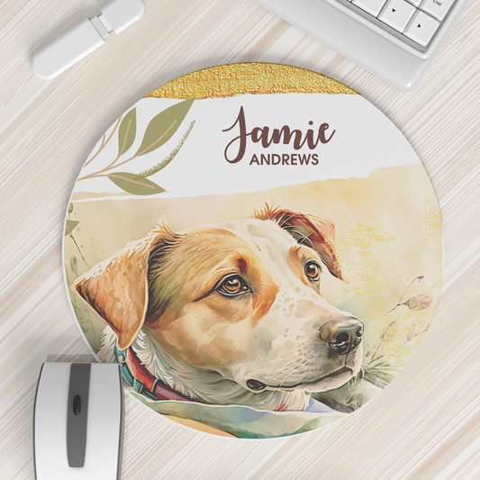 WATERCOLOR JACK RUSSEL MOUSEPAD