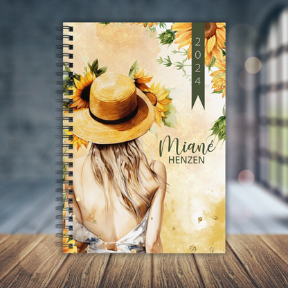 LADY SUNFLOWER TEACHER PLANNER