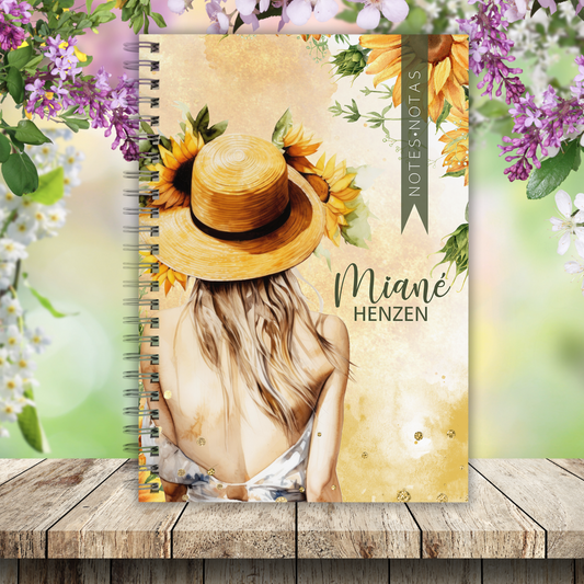LADY SUNFLOWER NOTEBOOK