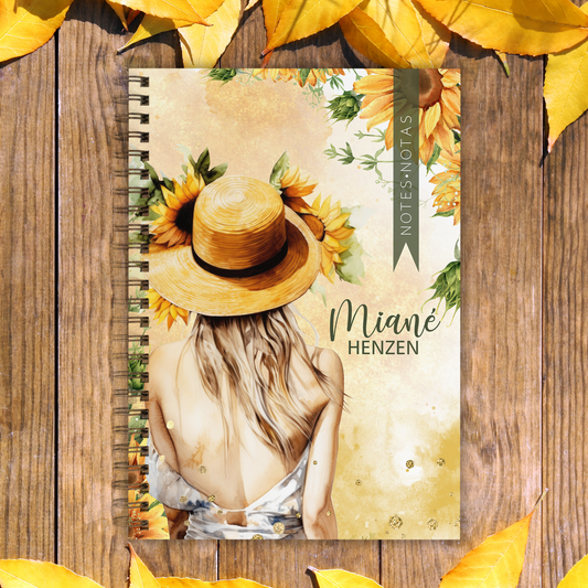 LADY SUNFLOWER NOTEBOOK