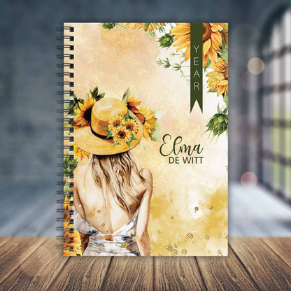 LADY SUNFLOWER TEACHER PLANNER 2025