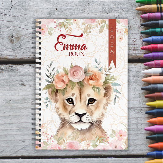 LION CUB FLORAL SCHOOL DIARY 2026