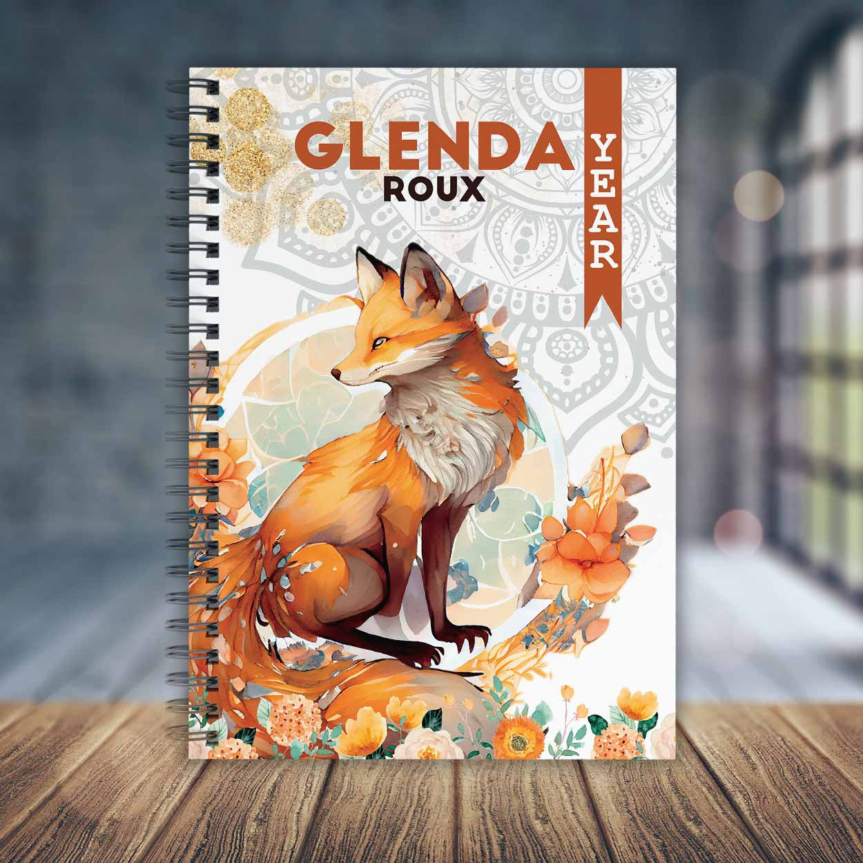 MANDALA FOX TEACHER PLANNER 2025