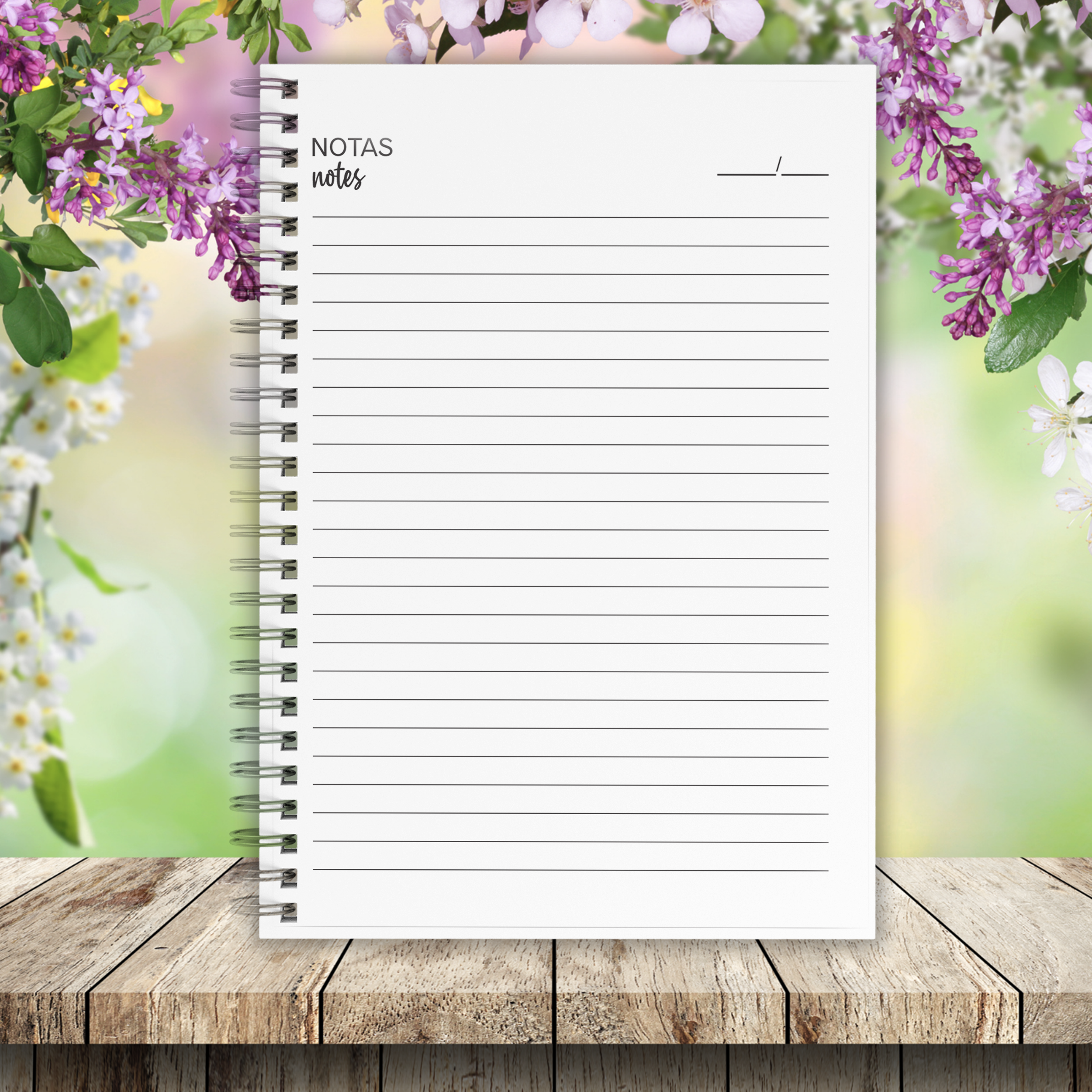 BLACK LEAVES NOTEBOOK