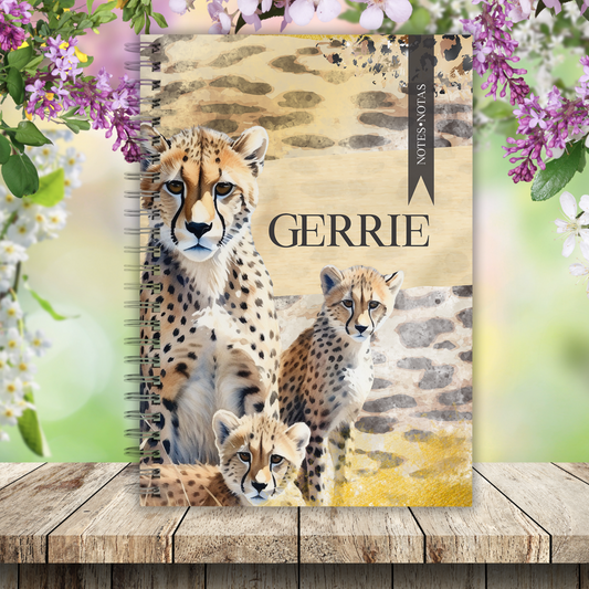 CHEETAH GOLDEN NOTEBOOK