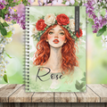 FLORAL ROSE NOTEBOOK