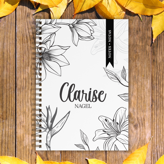 FLORAL COLOURING NOTEBOOK