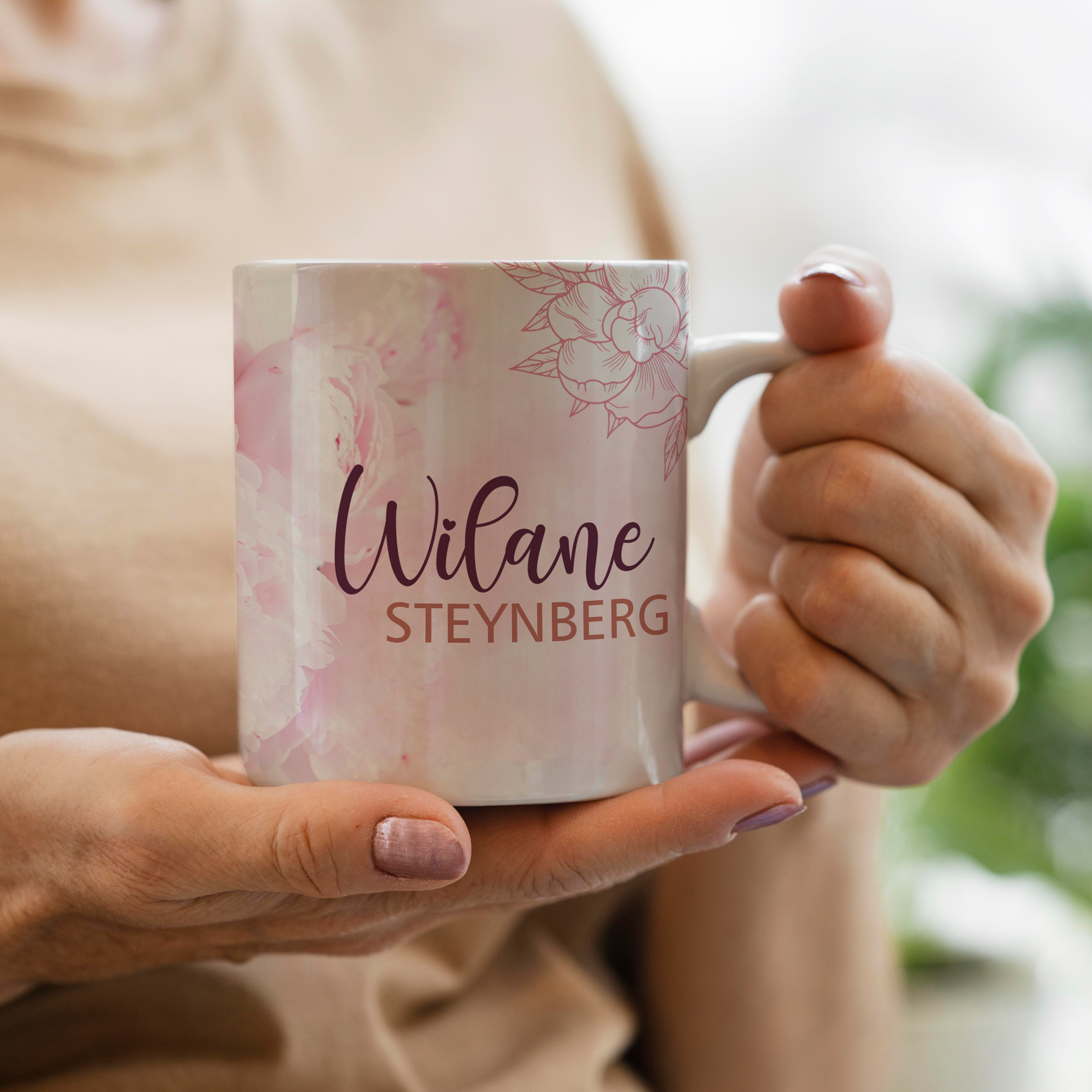 PEONIES MUG