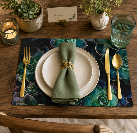 DARK SUCCULENTS PLACEMAT