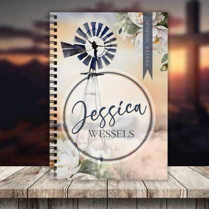 FLORAL WINDPOMP PRAYER JOURNAL