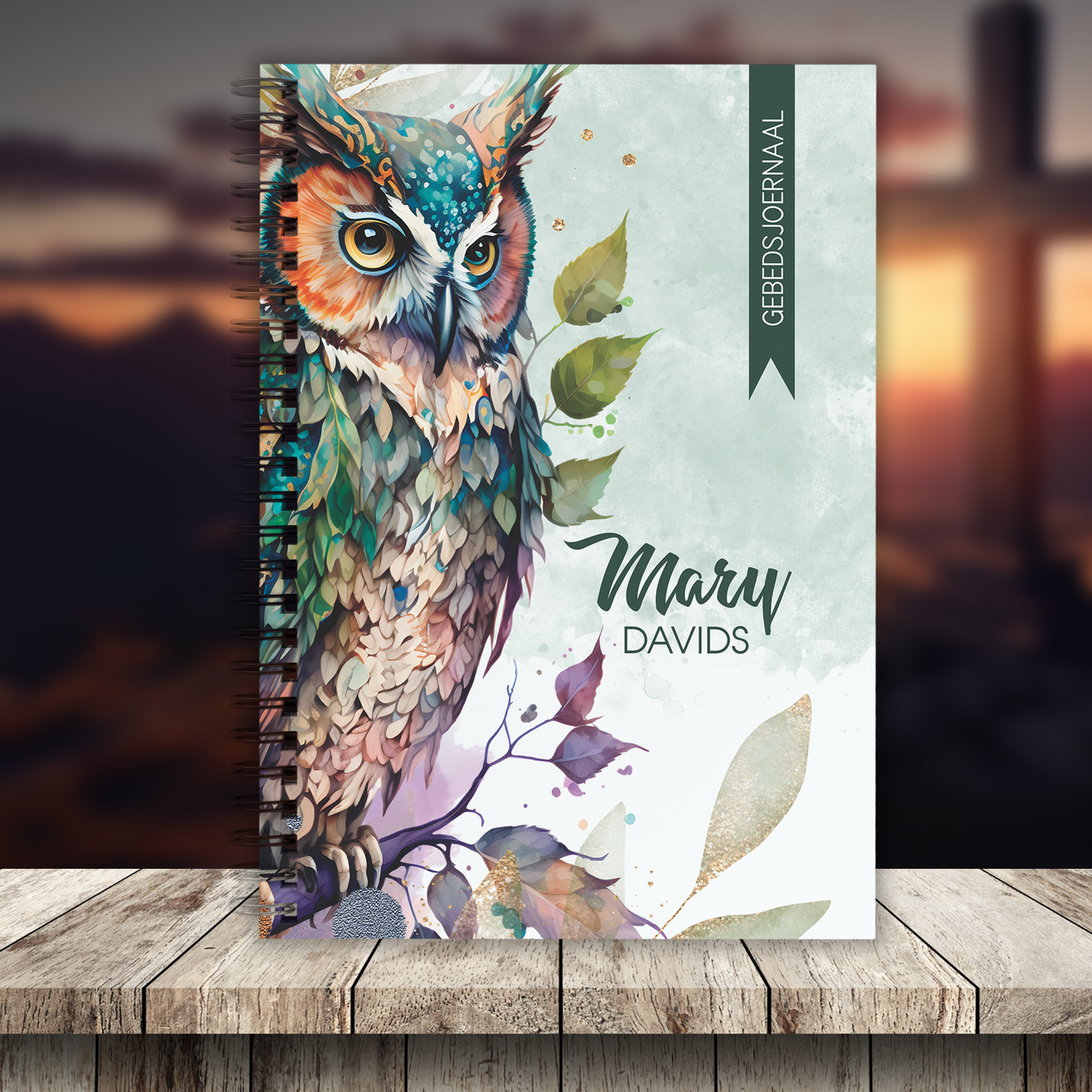 FLORAL OWL PRAYER JOURNAL