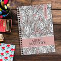 PROTEA PINK OUTLINE TEACHER PLANNER 2027