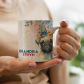 FLORAL PUG MUG