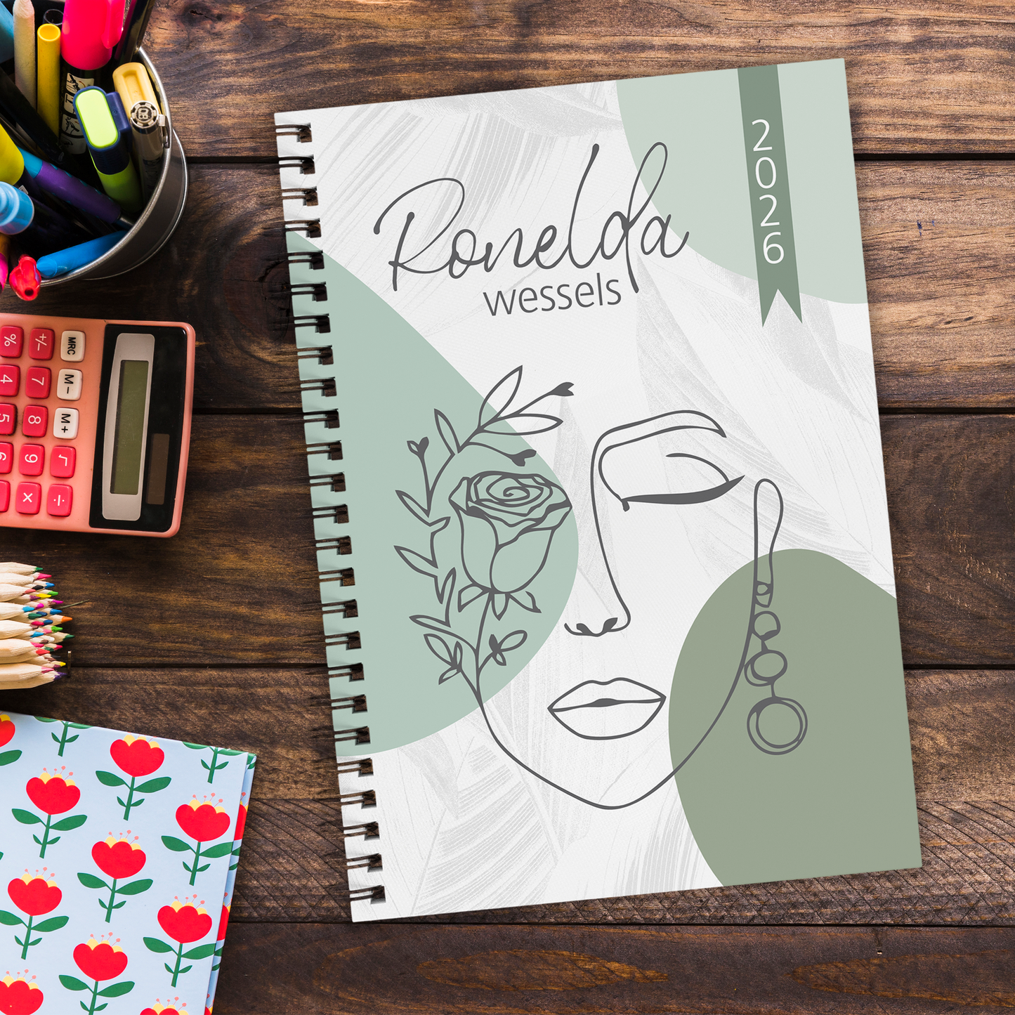 LADY OLIVE TEACHER PLANNER 2026