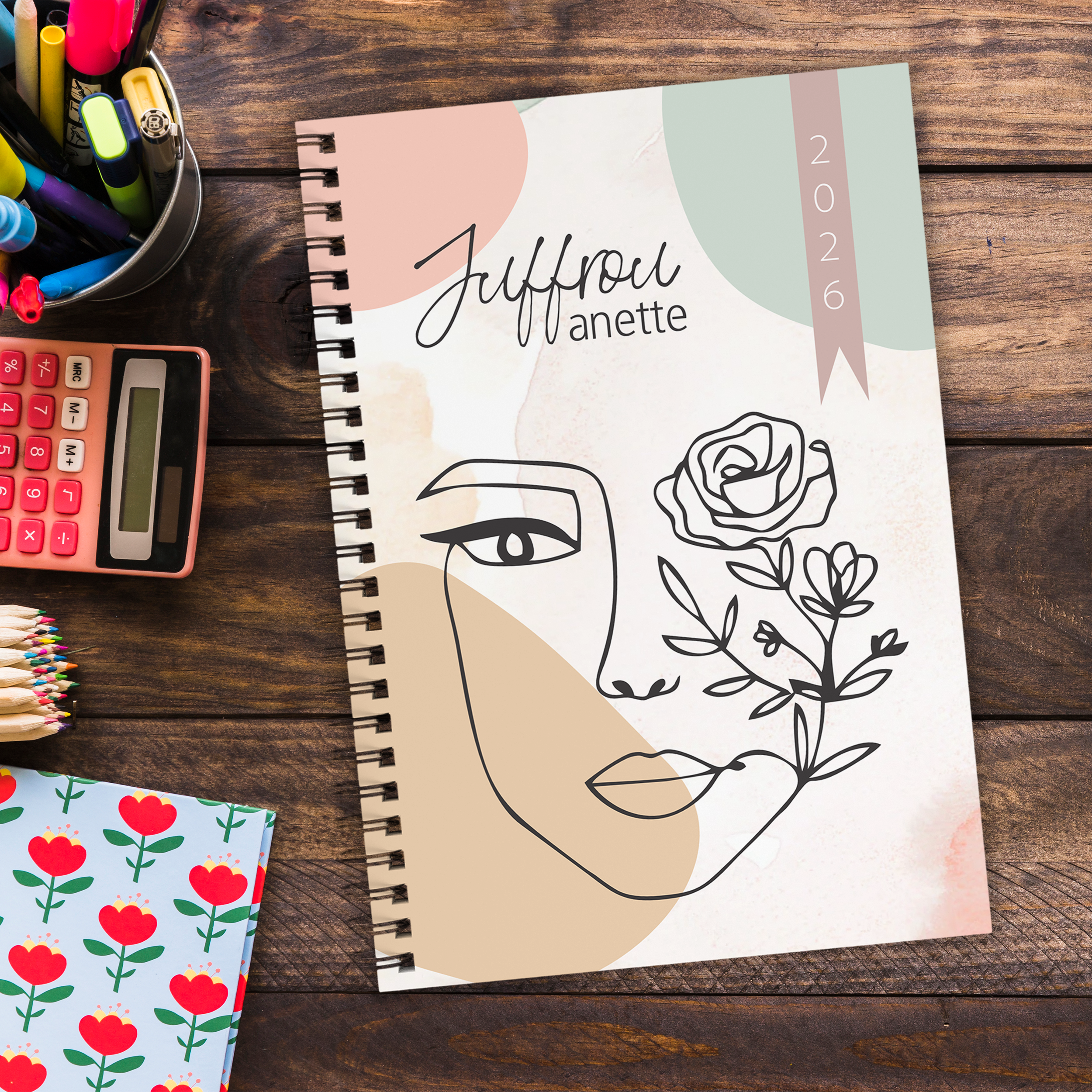 LADY MUSK TEACHER PLANNER 2026