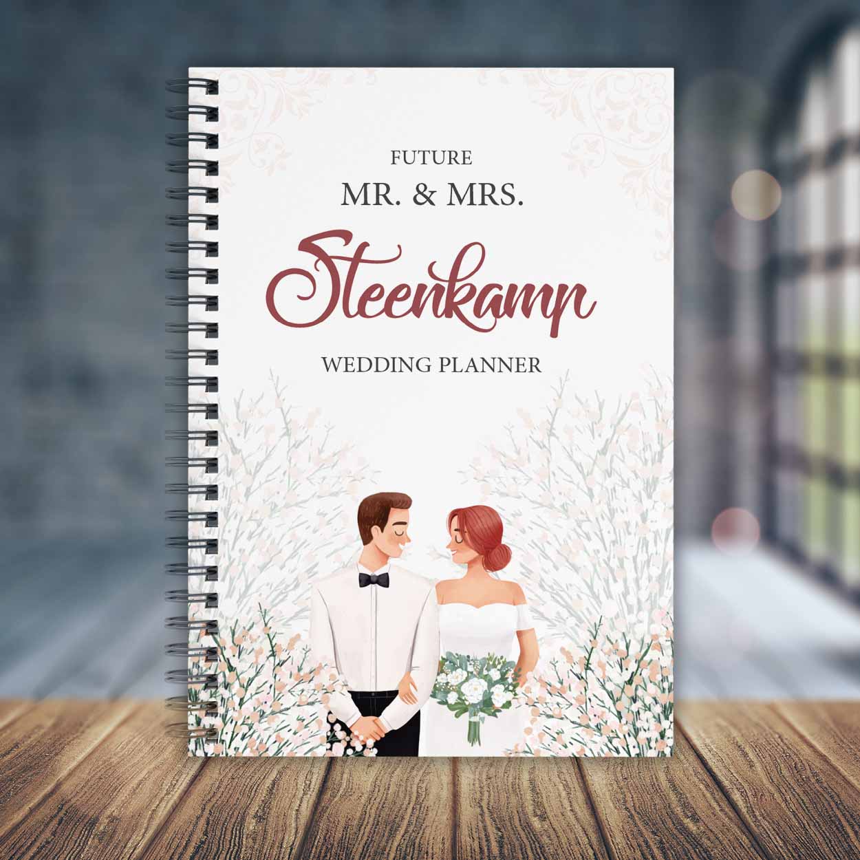 WATERCOLOR COUPLE WEDDING PLANNER