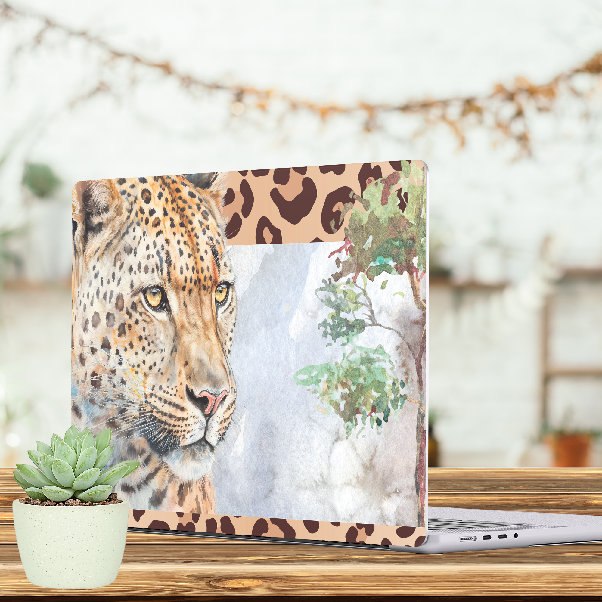 WATERCOLOR LEOPARD SKIN