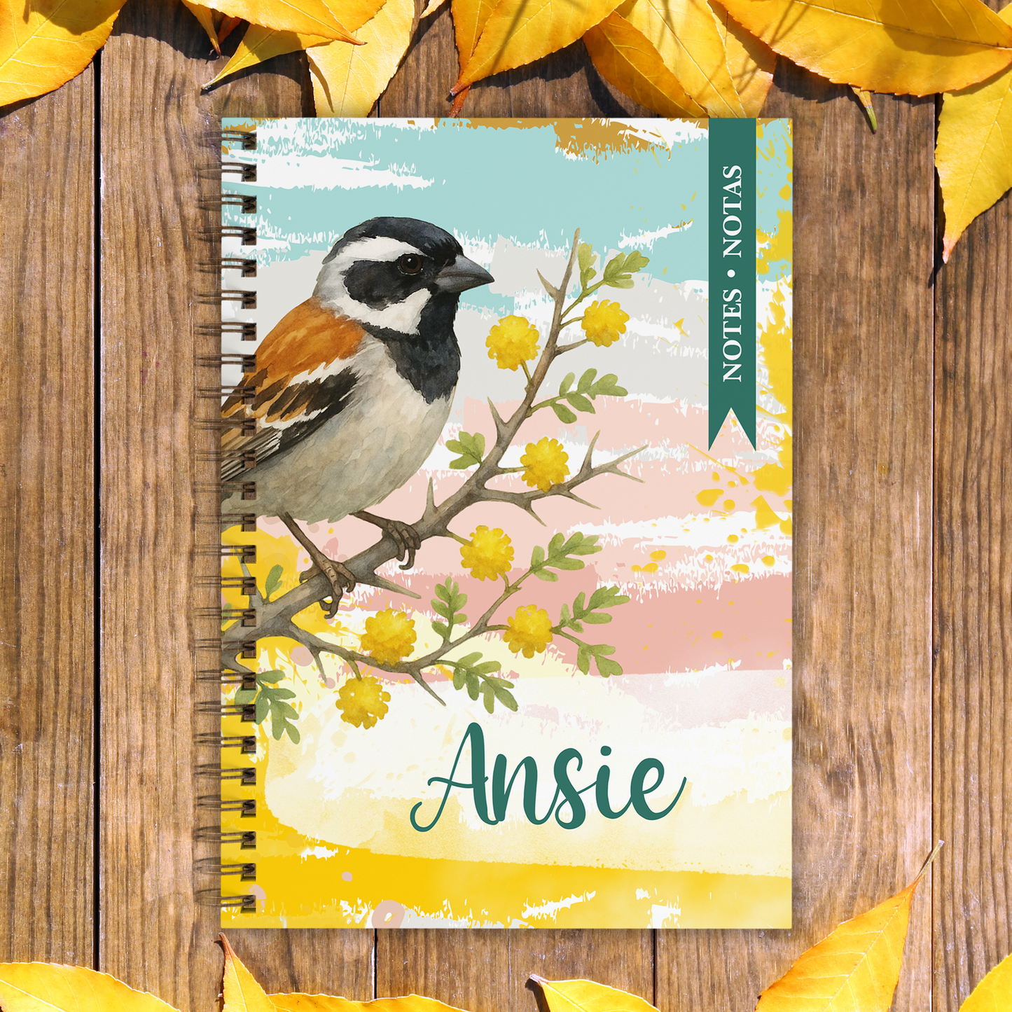 WATERCOLOR MOSSIE NOTEBOOK