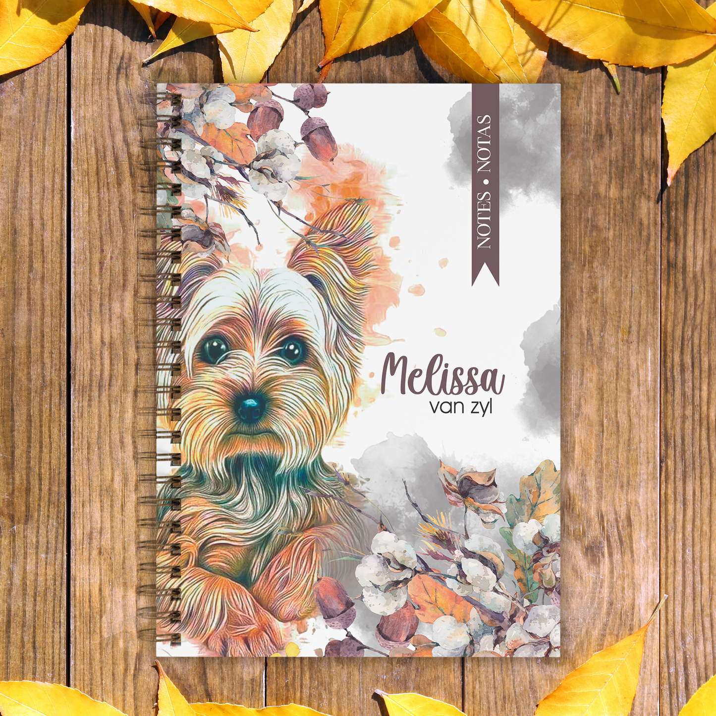 YORKIE GOLDEN NOTEBOOK