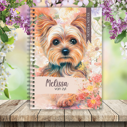 YORKIE GOLDEN NOTEBOOK