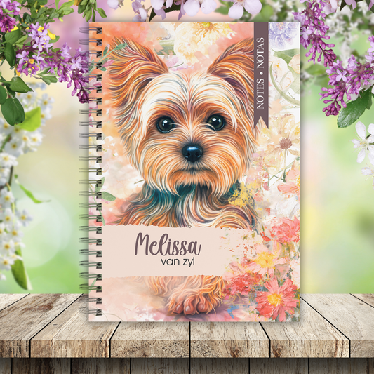 YORKIE GOLDEN NOTEBOOK
